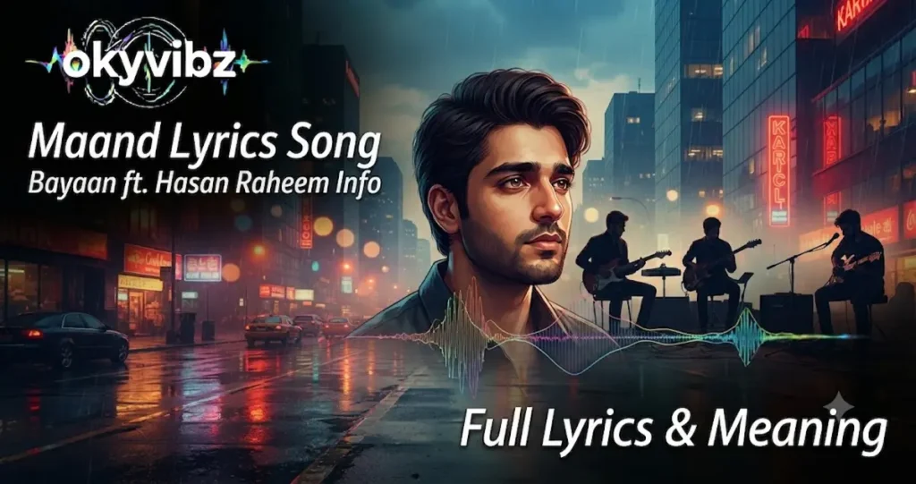 Maand Lyrics Song – Bayaan ft. Hasan Raheem Info
