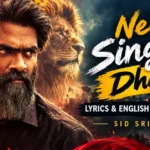 Nee Singam Dhan Lyrics & English Translation | Sid Sriram